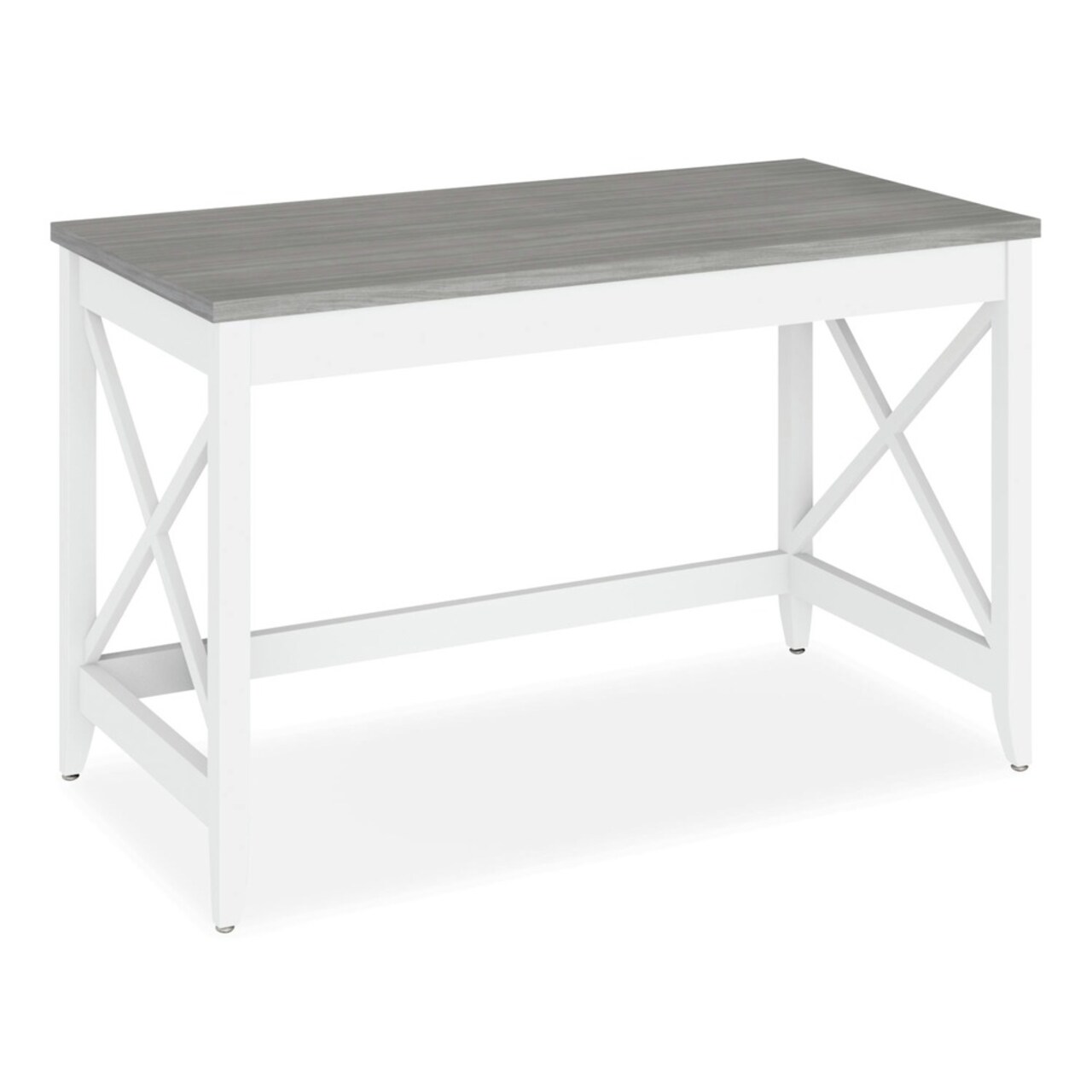 Alera 47.24 in. x 23.62 in. x 29.53 in. Farmhouse Writing Desk - Gray